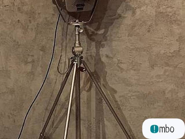 Lampa loft teatralno filmowa duża podłogowa 1963 r - 1